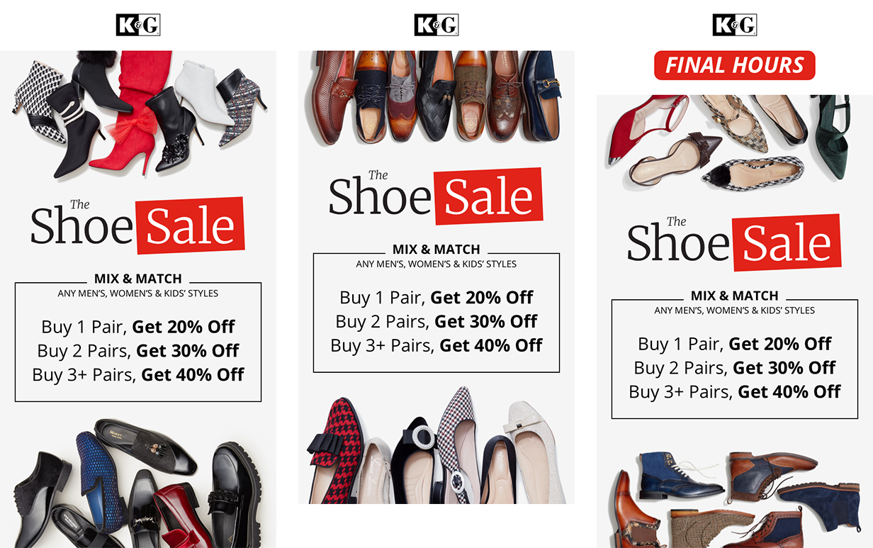 Shoe Event - Emails