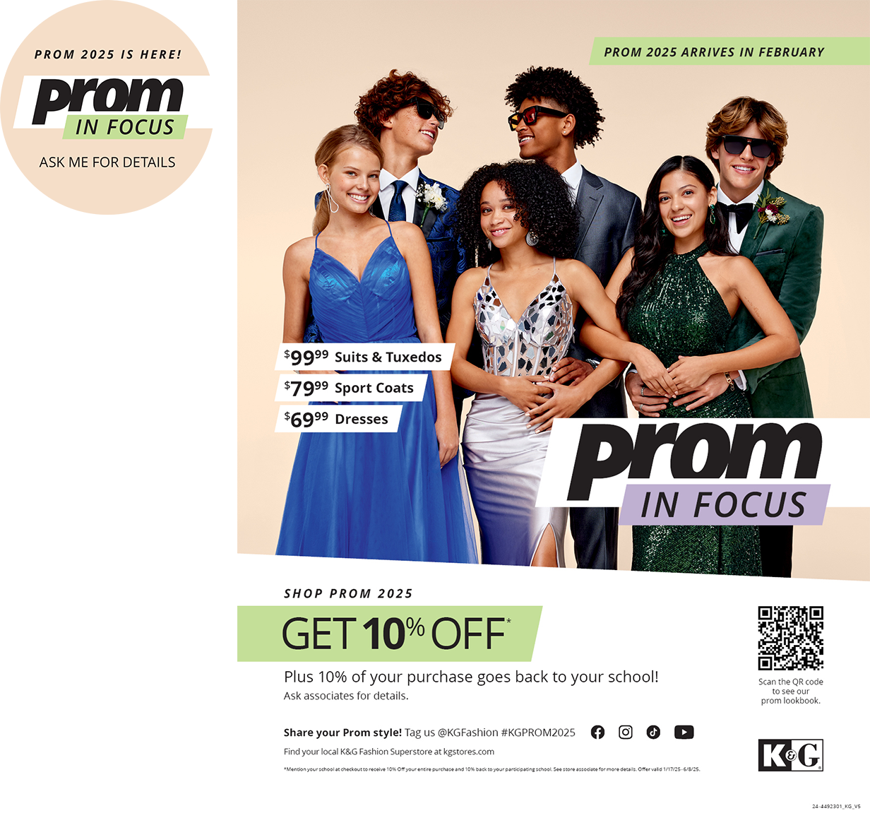 2025 Associate Button & In-Store Sign