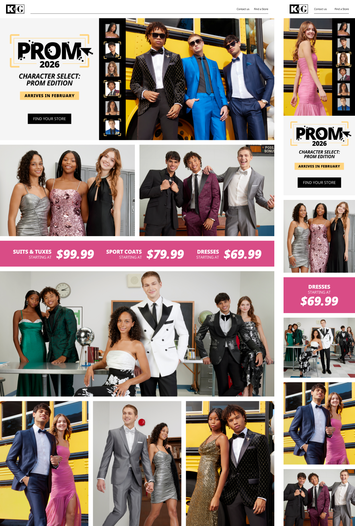 2026 Lookbook - Desktop & mobile