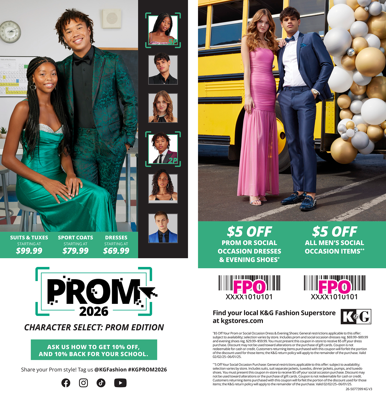 2026 Coupon Handout - Front & back