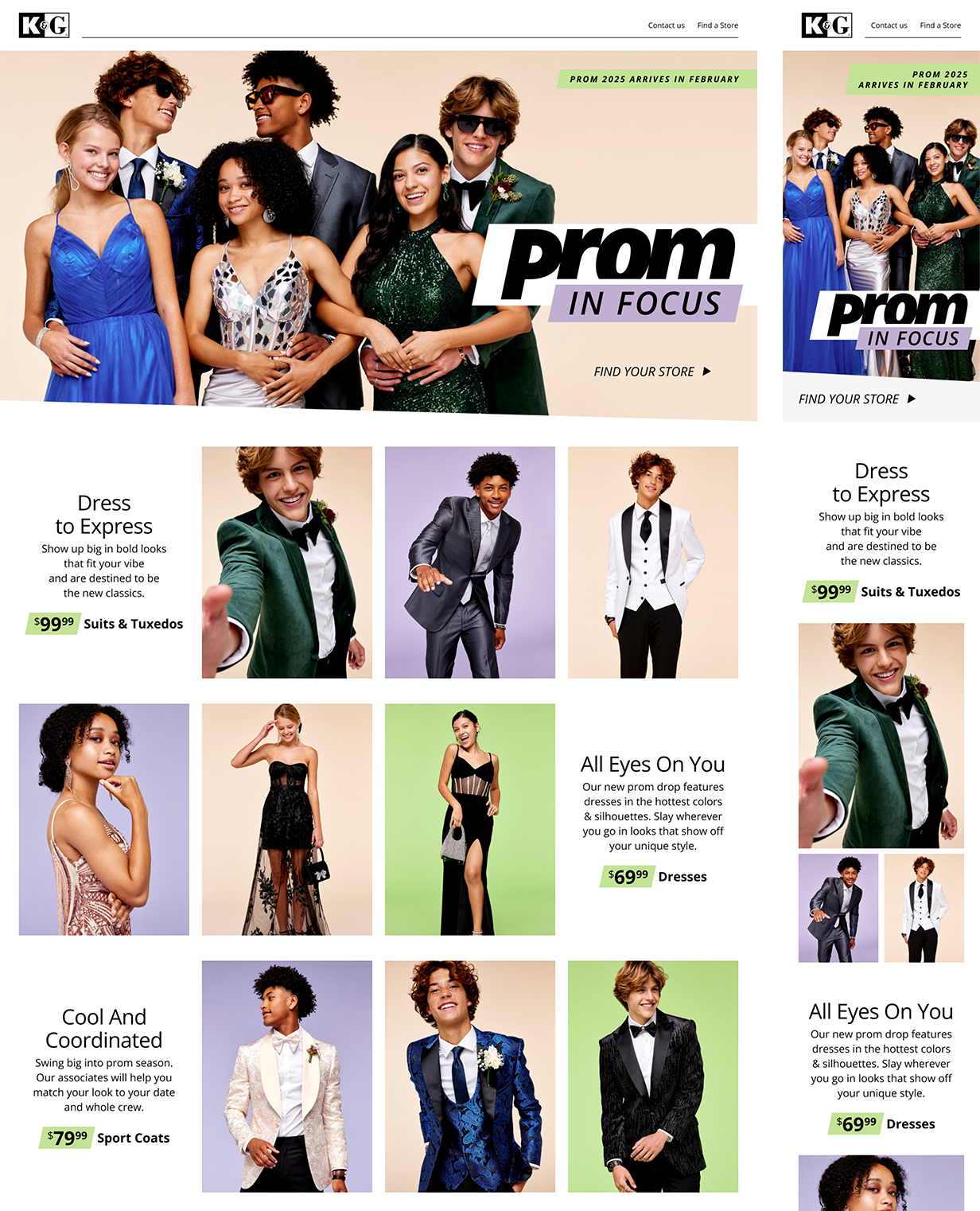 2025 Lookbook - Desktop & mobile